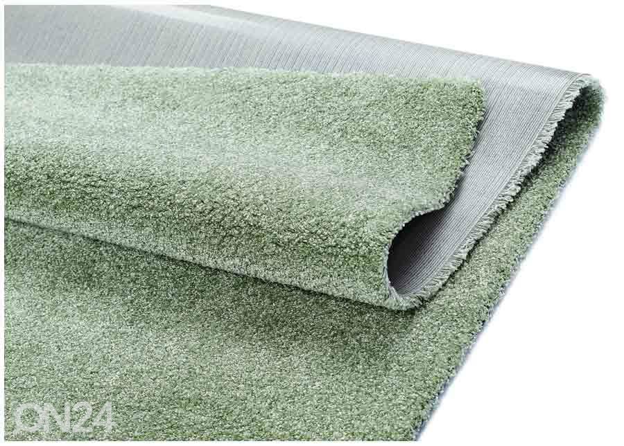 Narma veluurvaip Noble green 67x133 cm suurendatud