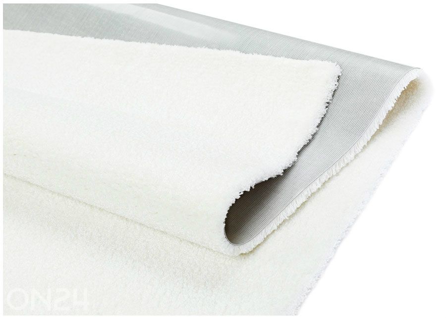 Narma veluurvaip Noble white 67x133 cm suurendatud