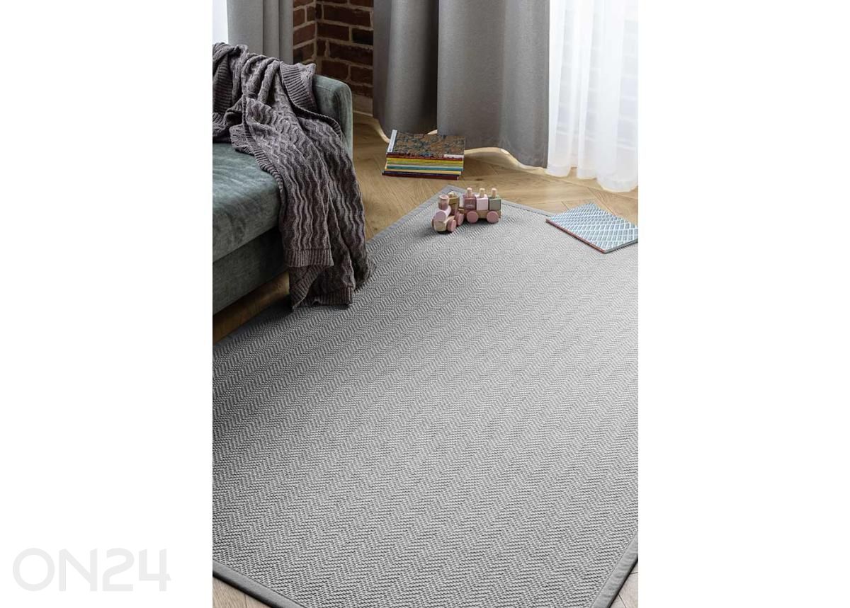 Narma villane vaip Bergen™ grey 80x160 cm suurendatud