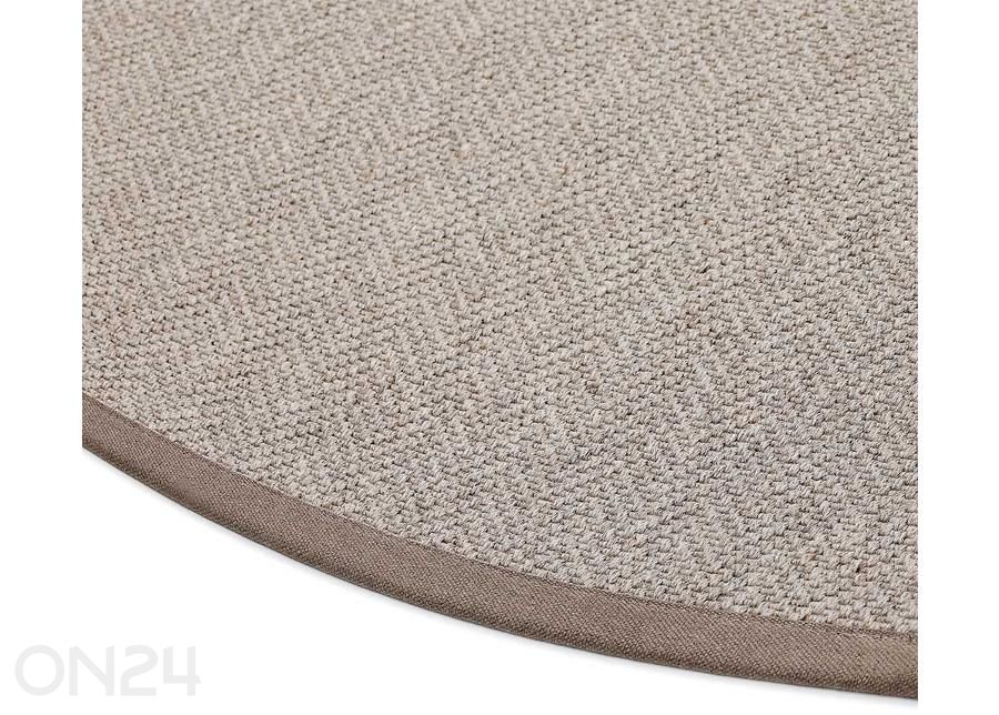 Narma villane vaip Bergen™ ümar beige Ø 160 cm suurendatud