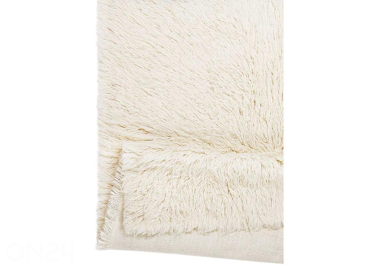 Narma villane vaip Flokati white 60x120 cm suurendatud