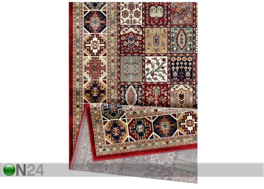 Narma viskoosvaip Zahra red 120x170 cm suurendatud