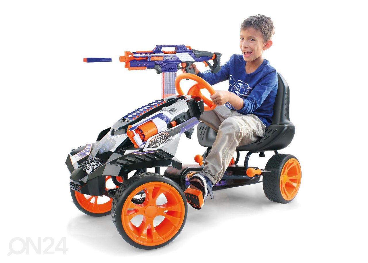 Pedaalidega auto Hauck Toys Nerf Battle Racer Nerf suurendatud