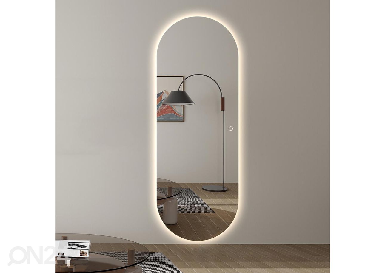 Peegel valgustusega 60x165 cm suurendatud