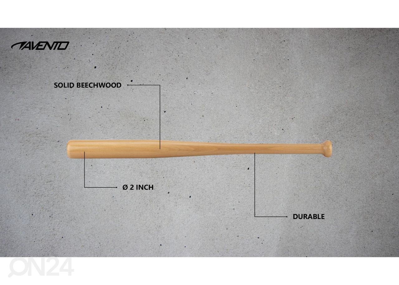 Pesapallikurikas puidust Avento 63 cm suurendatud