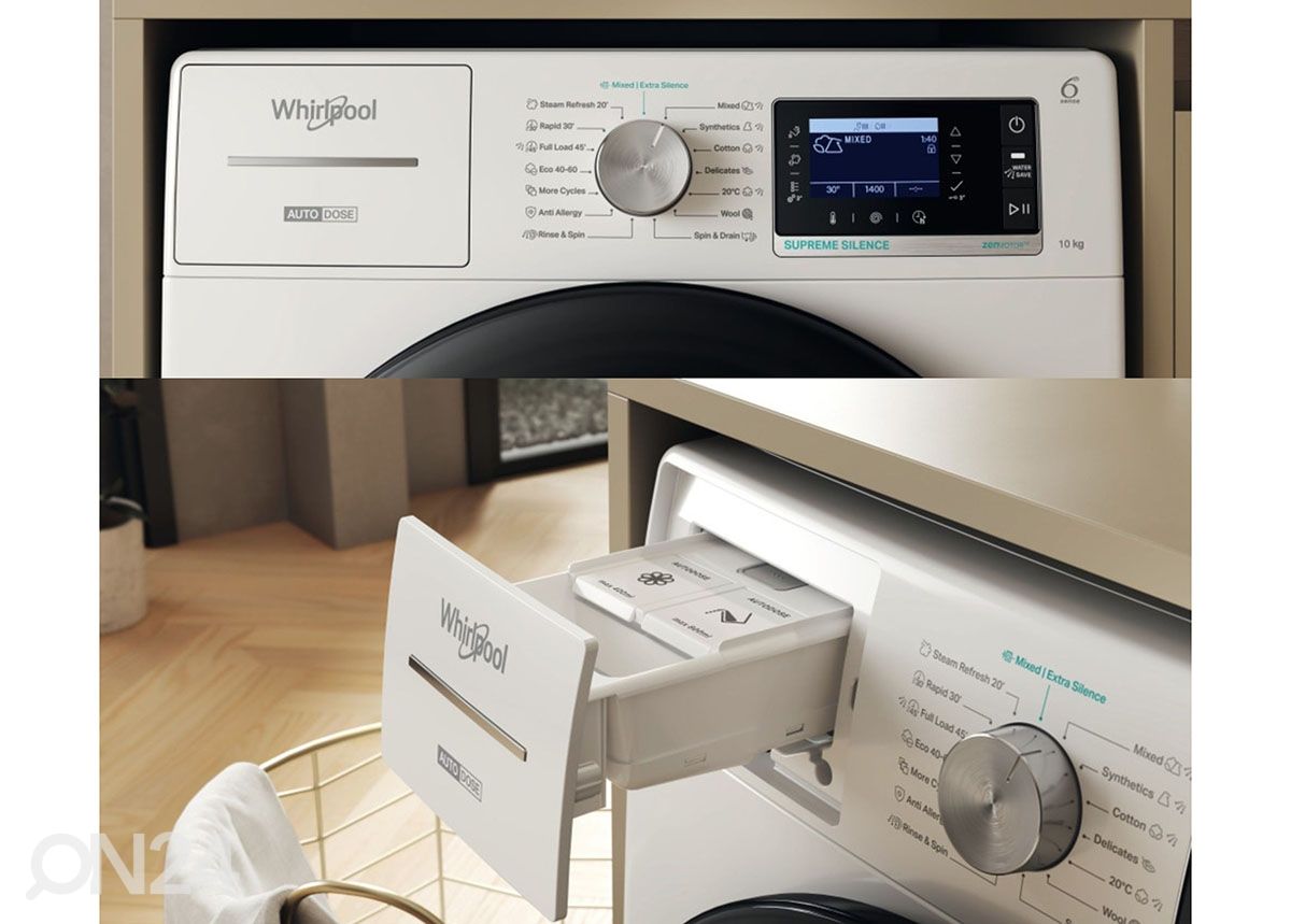 Pesumasin Whirlpool W809AD SILENCE EE suurendatud