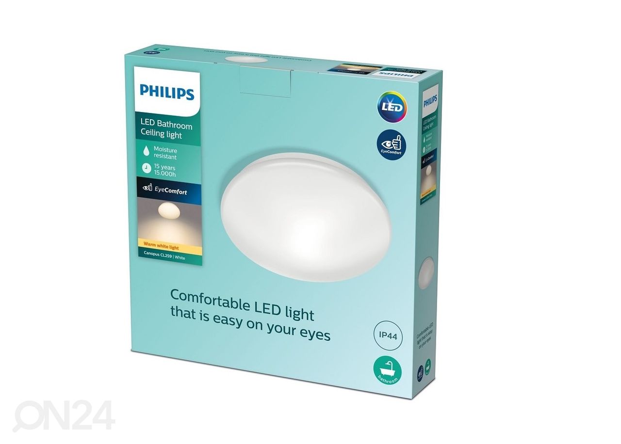 Philips Canopus vannitoavalgusti 17 W 2700K IP44 suurendatud