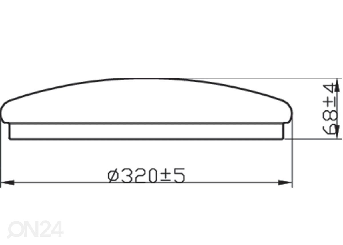 Philips Canopus vannitoavalgusti 17 W 2700K IP44 suurendatud