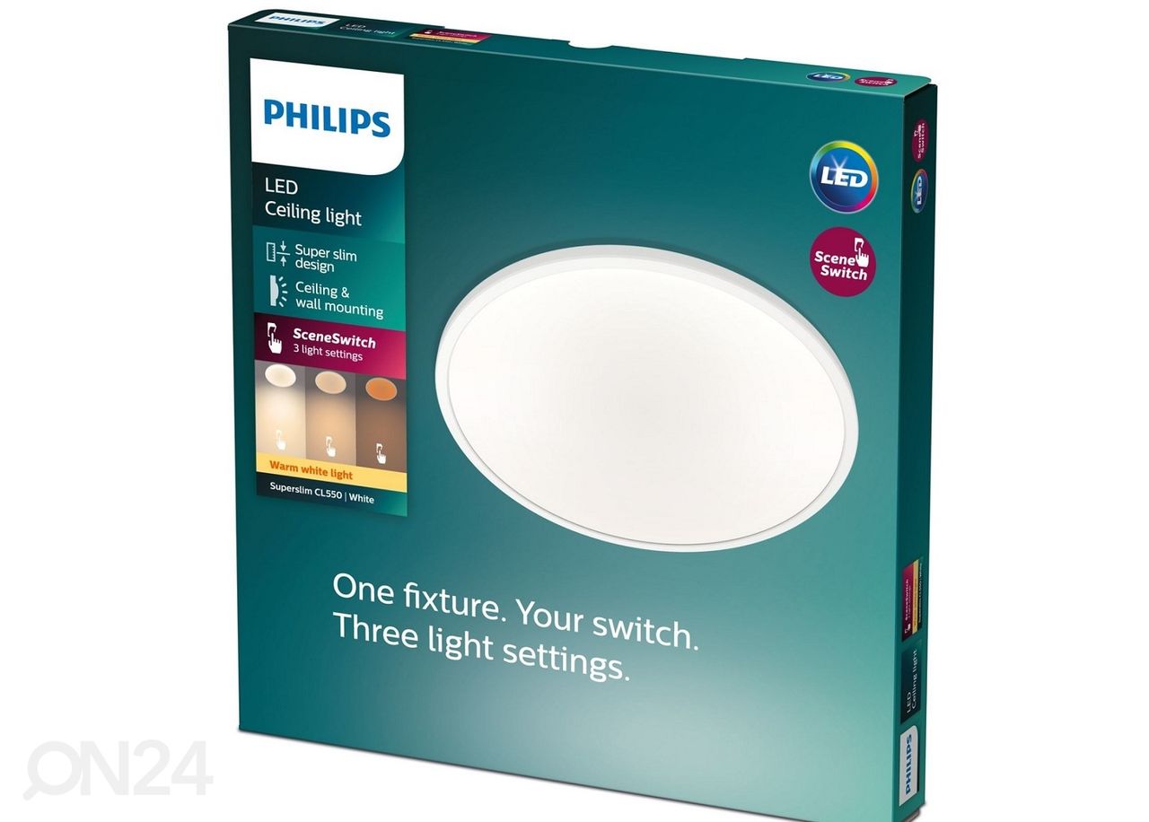 Philips Superslim SSW laevalgusti 18 W suurendatud