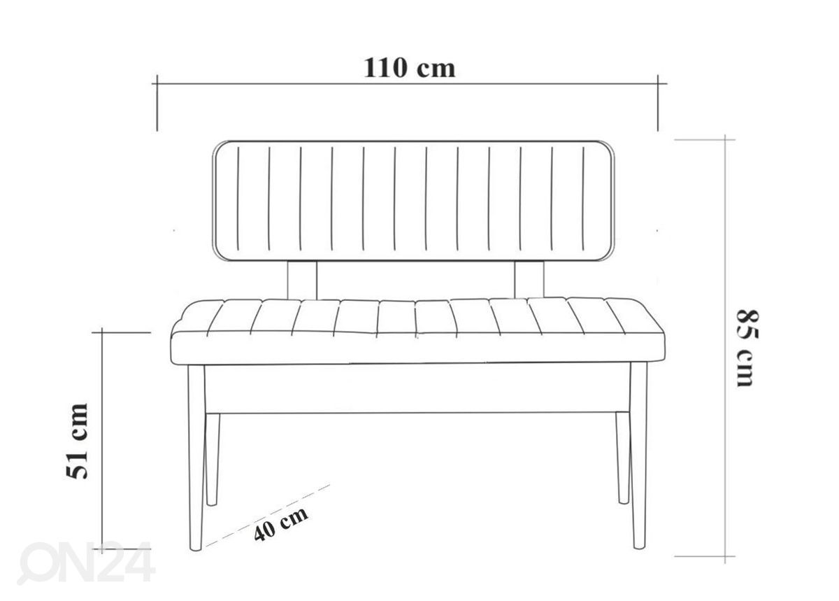 Pikendatav söögilaud 80x130-165 cm + 2 tooli+2 pinki suurendatud