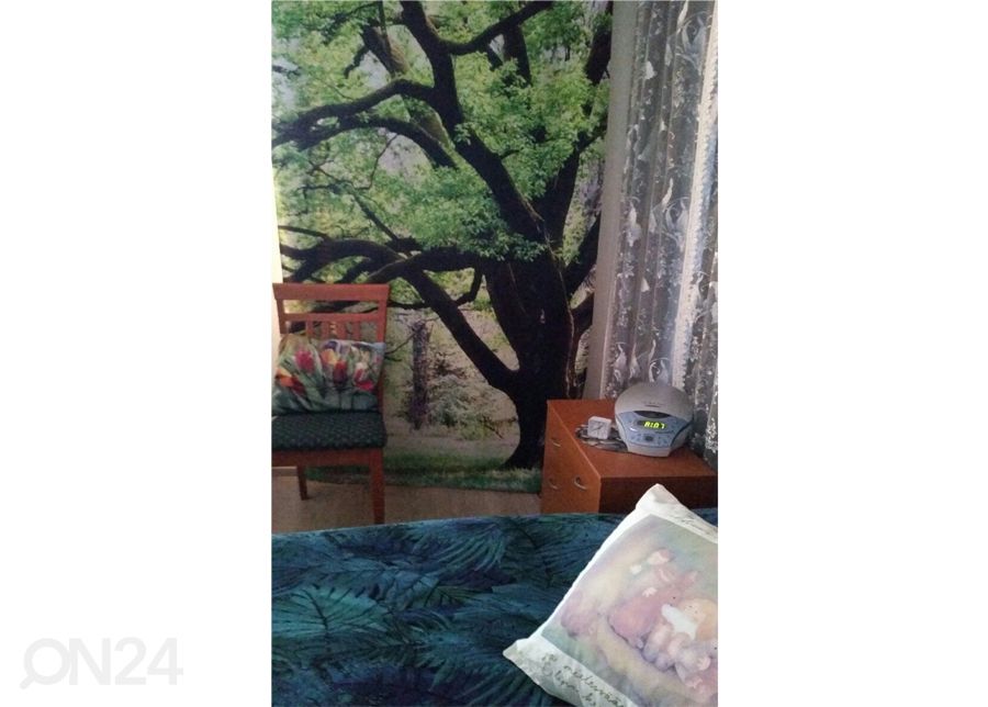 Pimendav kardin Green tree 240x220 cm suurendatud