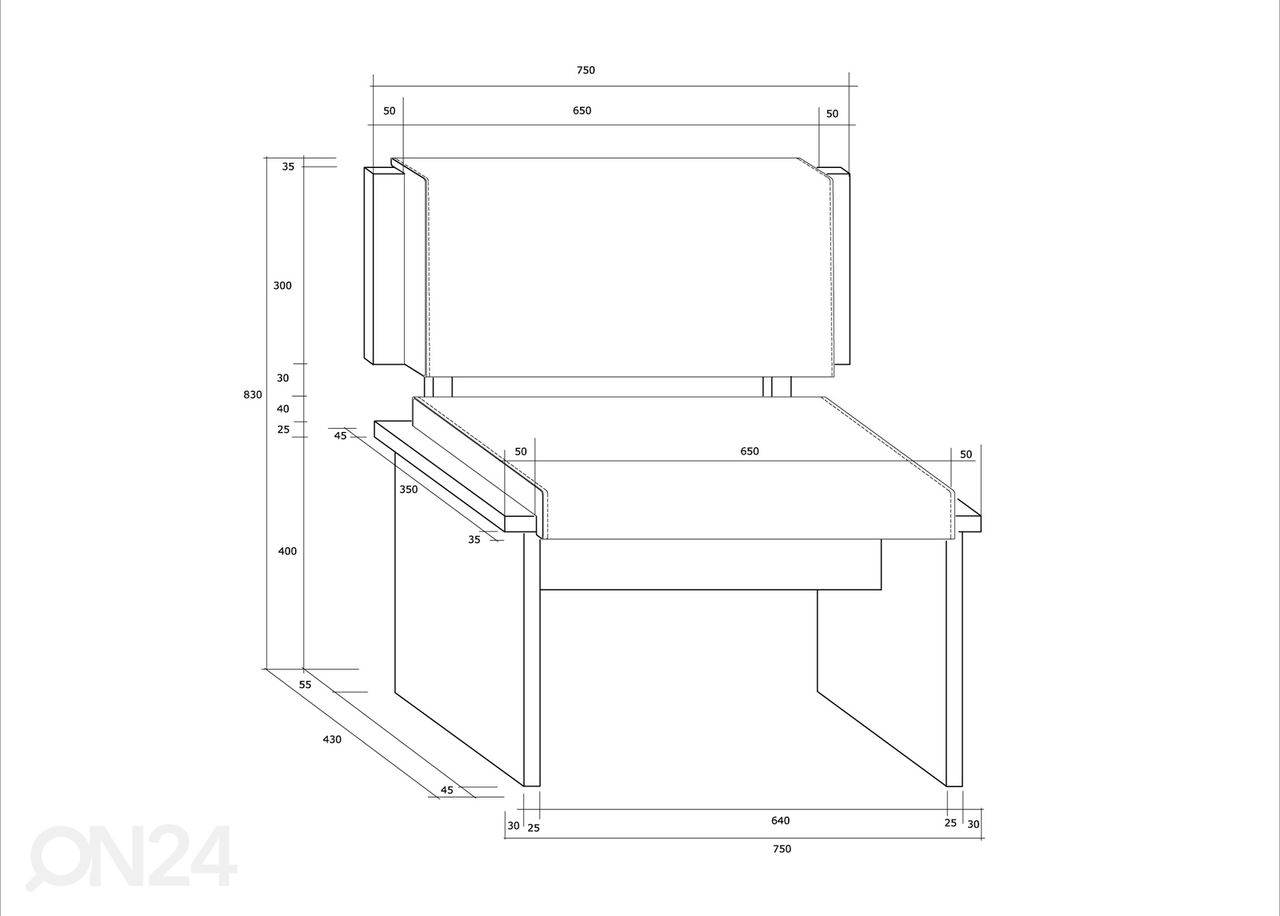 Pink Leap 75 cm suurendatud