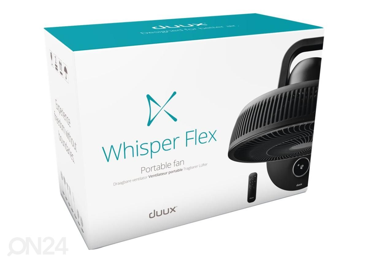 Põrandaventilaator akuga Duux Whisper Flex DXCF12 suurendatud