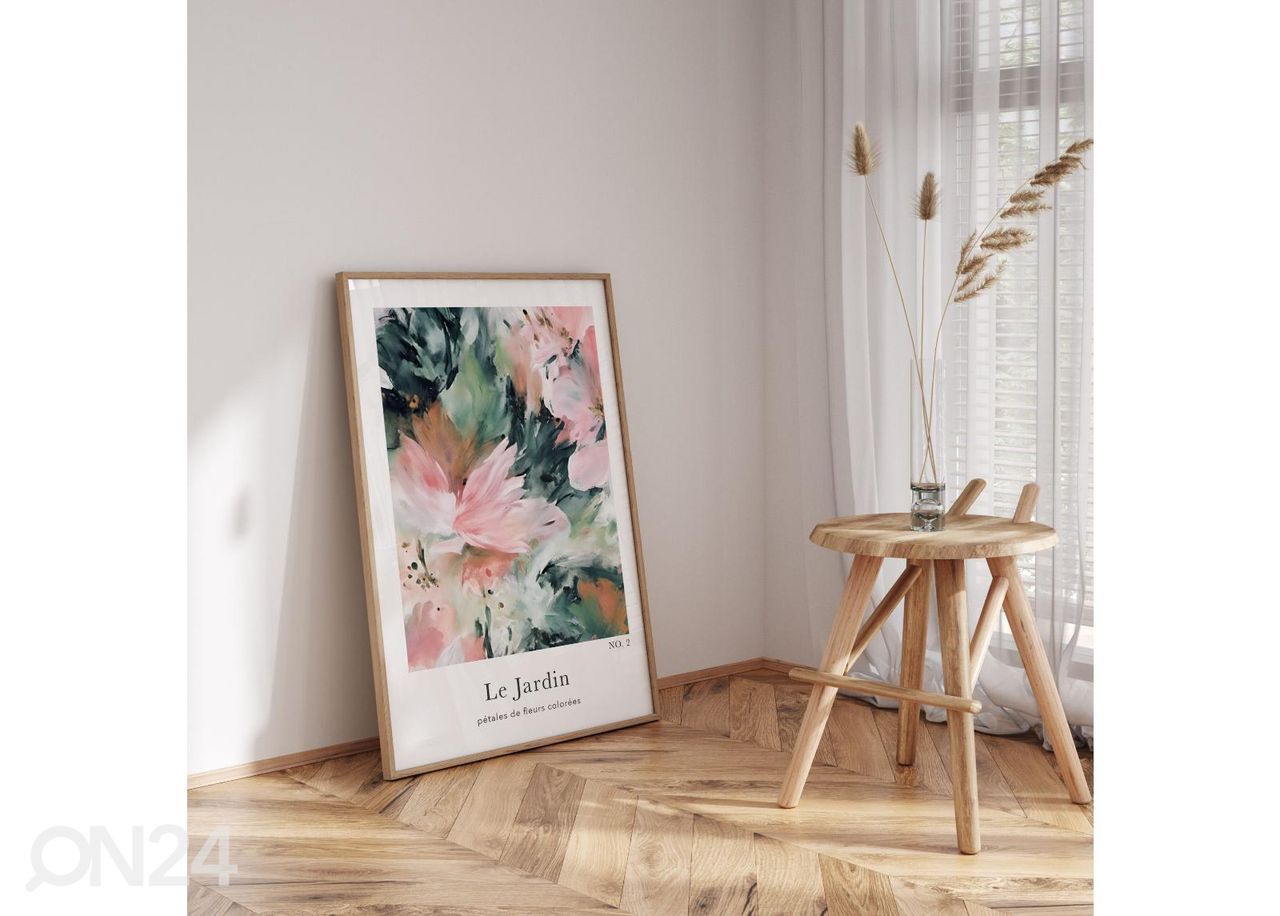 Poster Le Jardin II 21x30 cm suurendatud