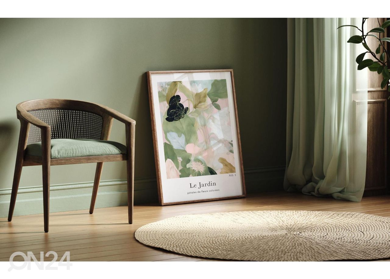 Poster Le Jardin III 21x30 cm suurendatud