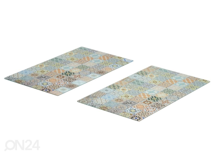 Pritsmekaitse/pliidiplaadikate Mosaik 52x30 cm 2 tk suurendatud