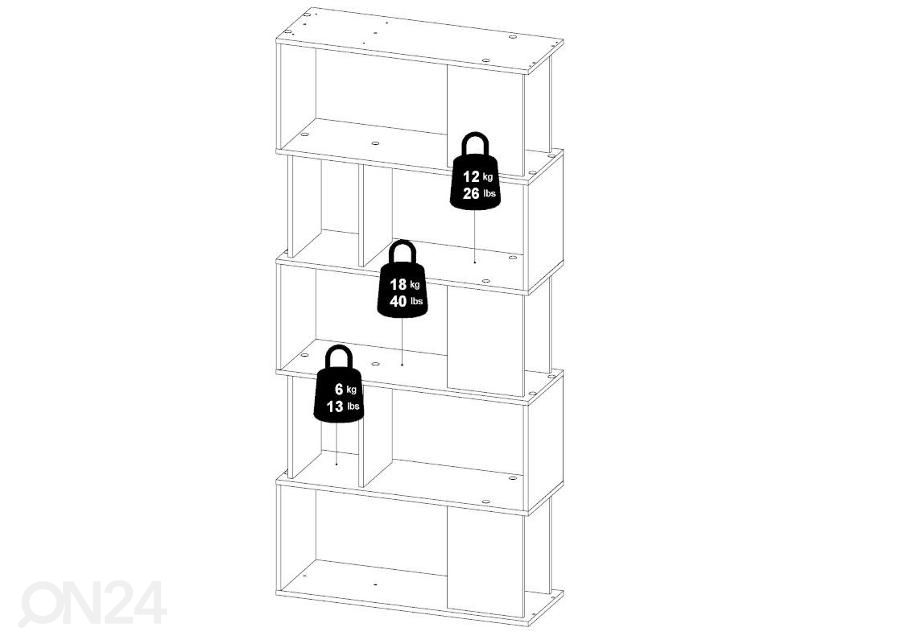 Raamaturiiul Maze 80 cm suurendatud