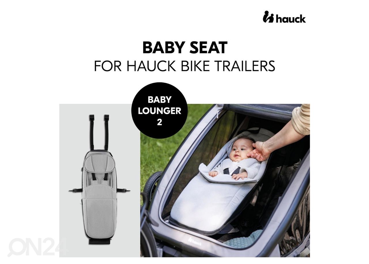 Rattakäru beebiiste Hauck Baby Lounger 2, hall suurendatud