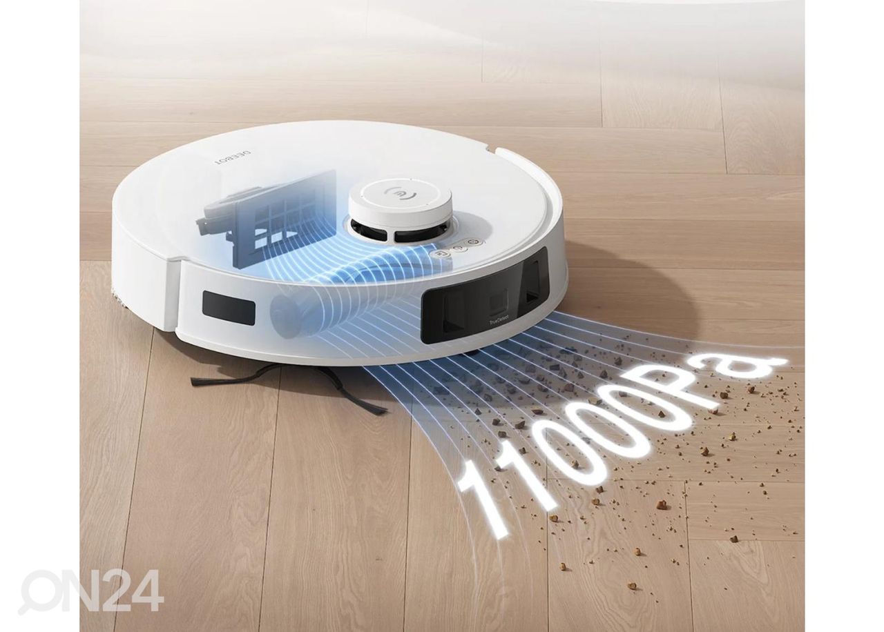 Robottolmuimeja Ecovacs Deebot T30S, märg- ja kuivpuhastus suurendatud