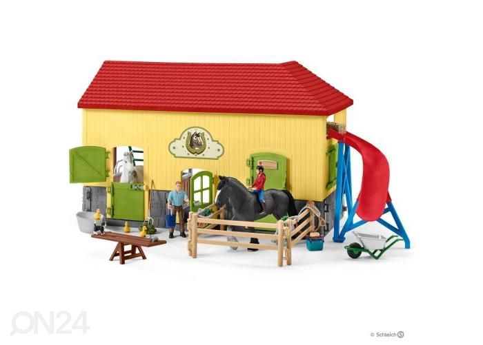 Schleich Farm World hobusetall suurendatud