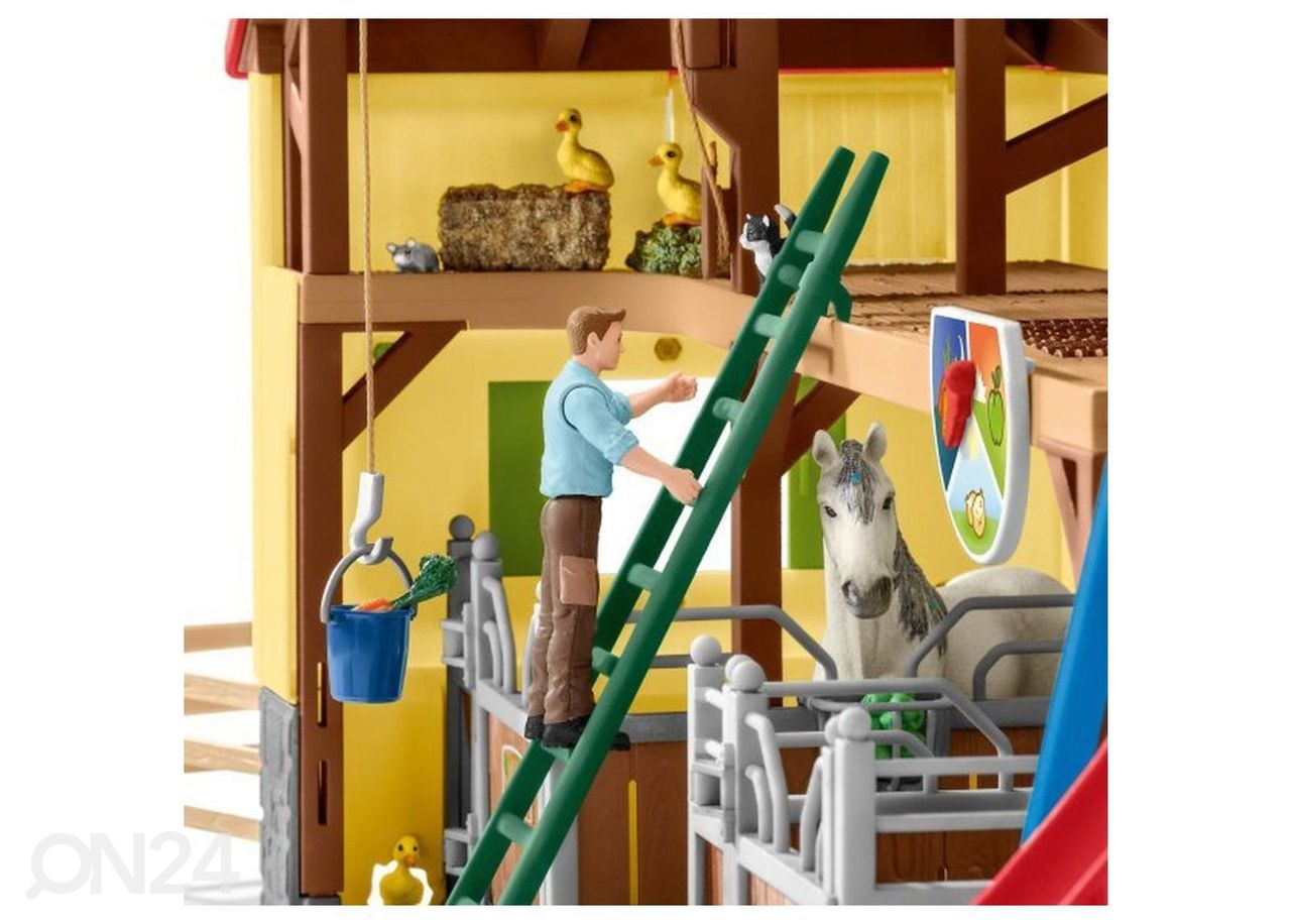 Schleich Farm World hobusetall suurendatud