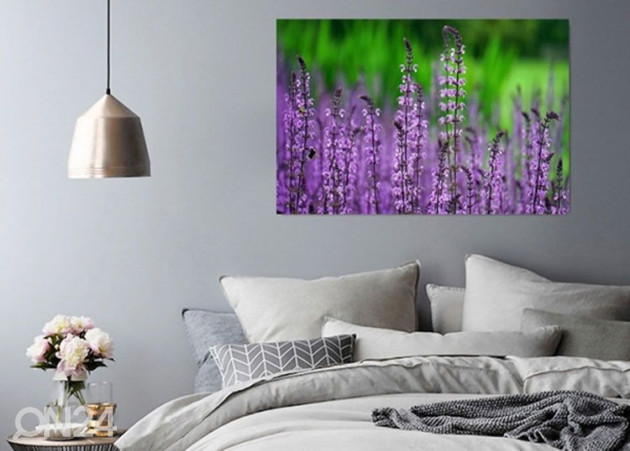 Seinapilt Blooming lavender 40x50 cm suurendatud