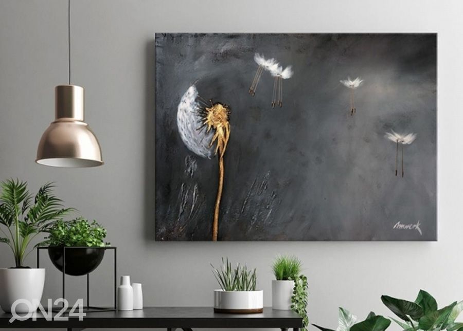 Seinapilt Dandelion at night 3D 98x68 cm suurendatud