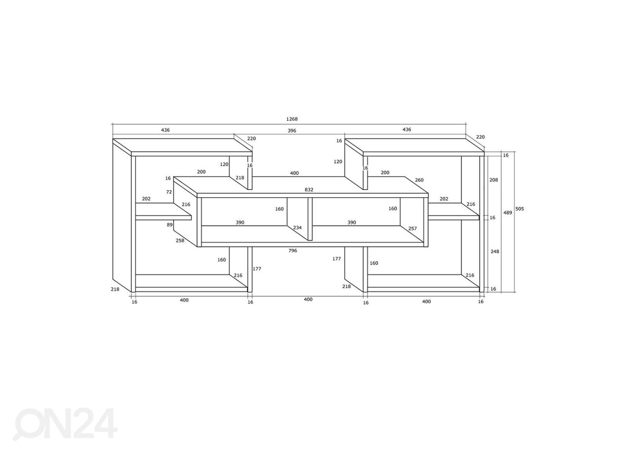 Seinariiul 127 cm suurendatud