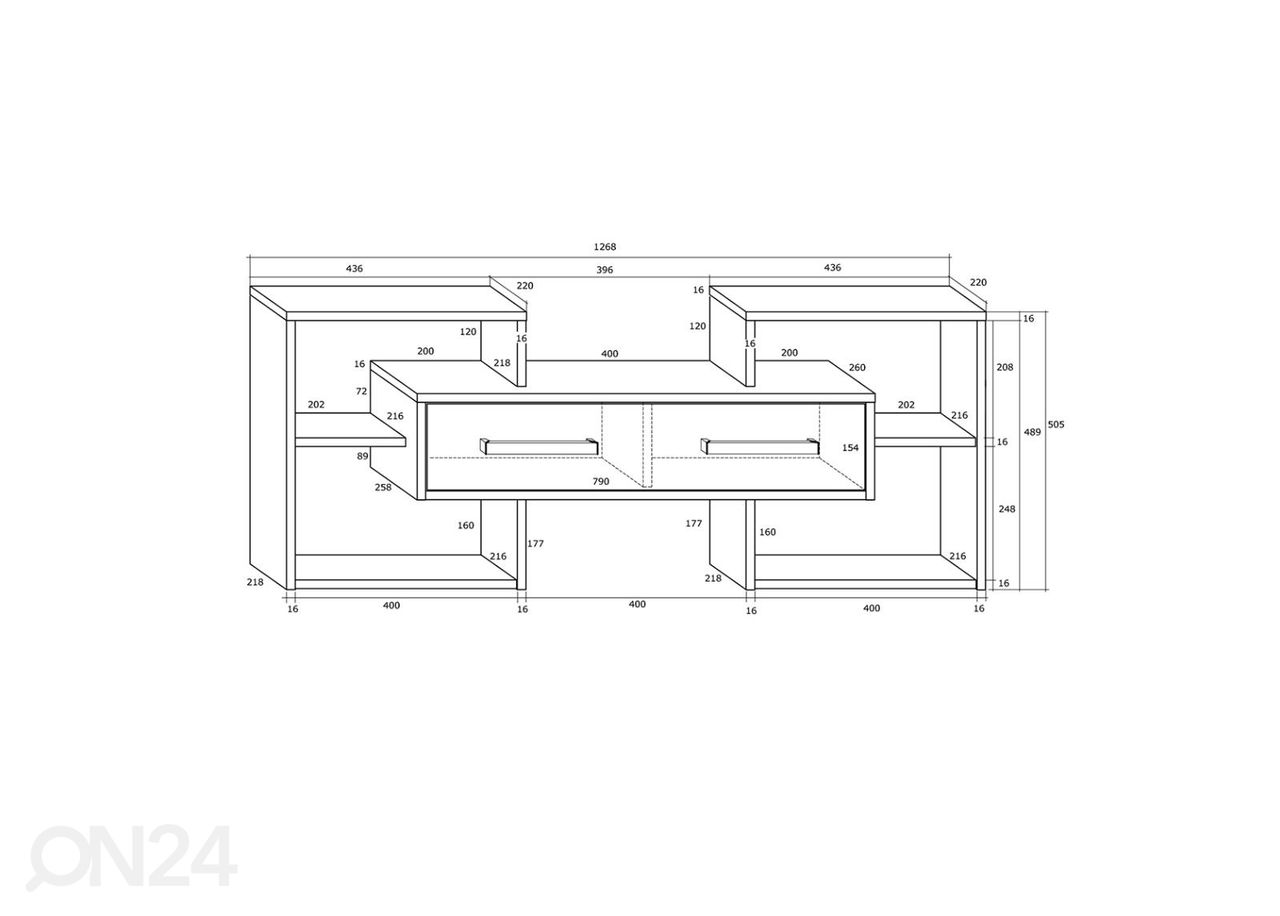 Seinariiul 127 cm suurendatud