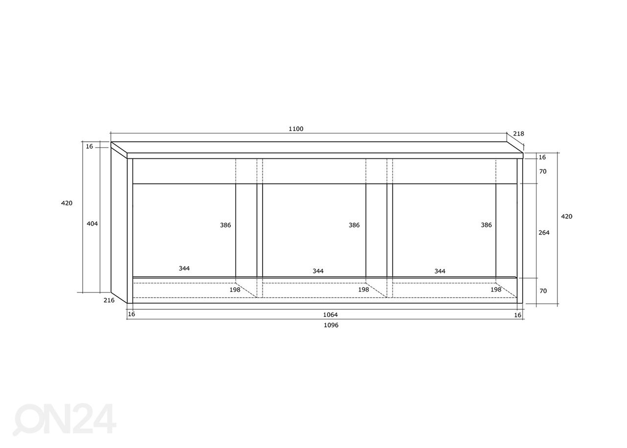 Seinariiul Cobhy 110 cm suurendatud