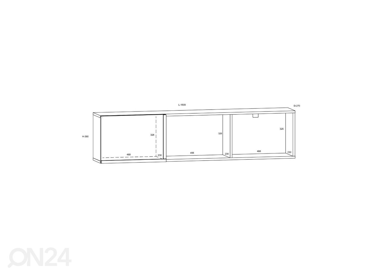 Seinariiul Youghal 150 cm suurendatud