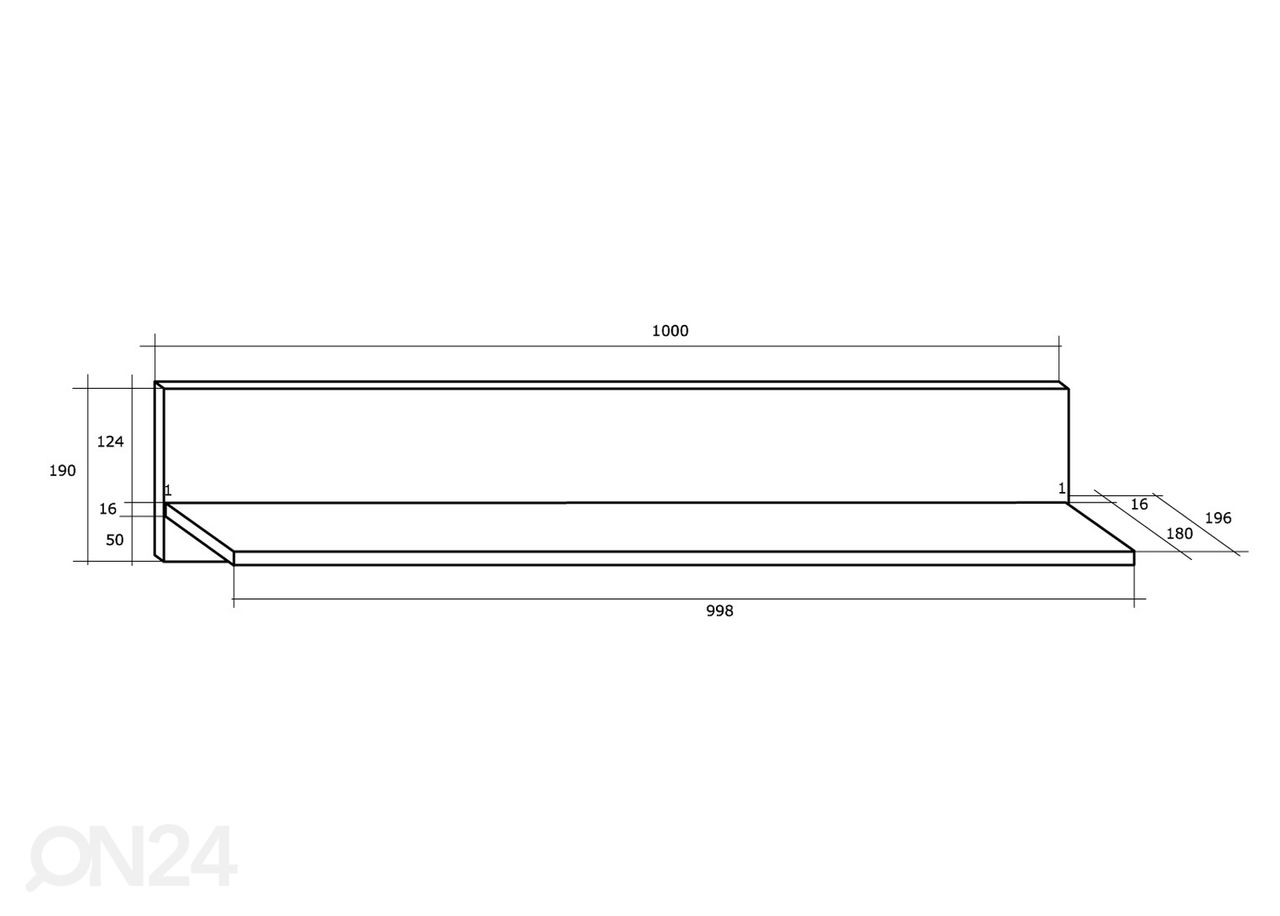 Sektsioon Bantry 270 cm suurendatud