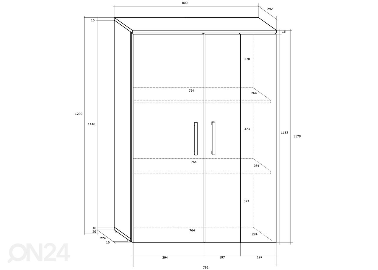 Sektsioon Bantry 270 cm suurendatud