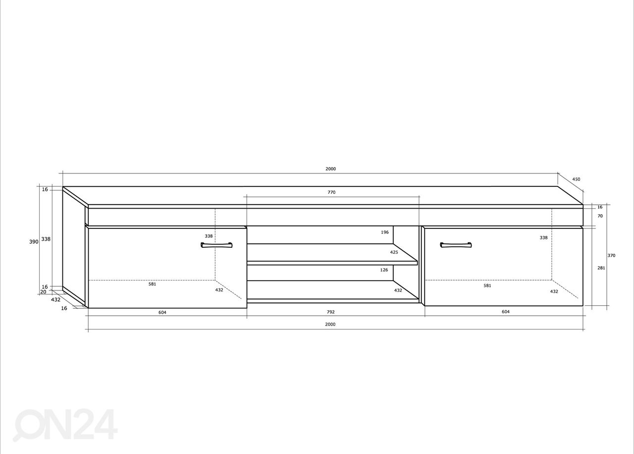 Sektsioon Keana 290 cm suurendatud