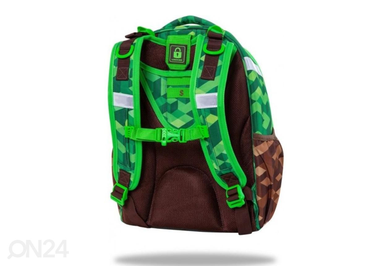 Seljakott CoolPack Turtle City Jungle 25 L suurendatud