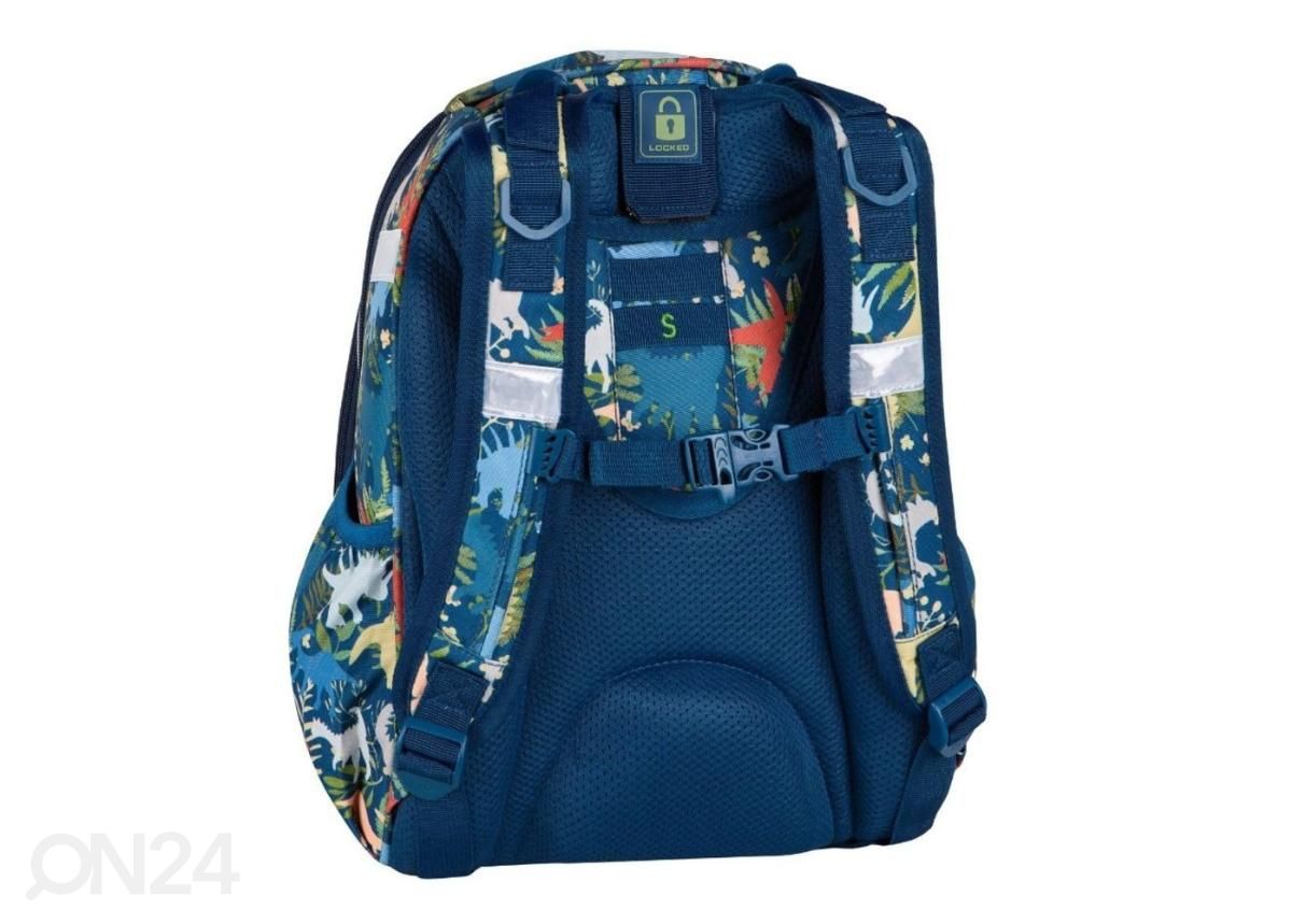 Seljakott CoolPack Turtle Dino Park 25 L suurendatud