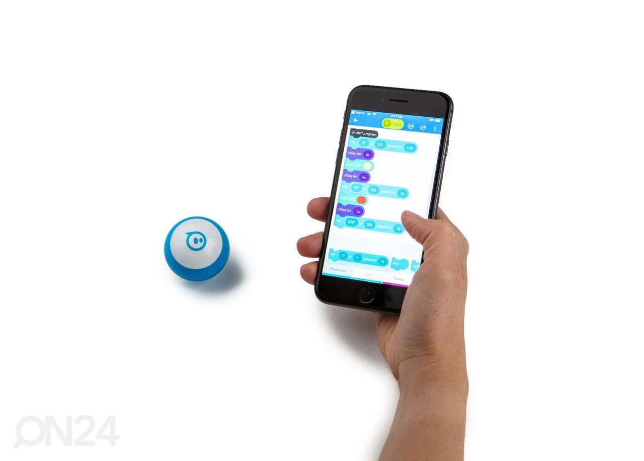 Sphero Mini robot sinine suurendatud