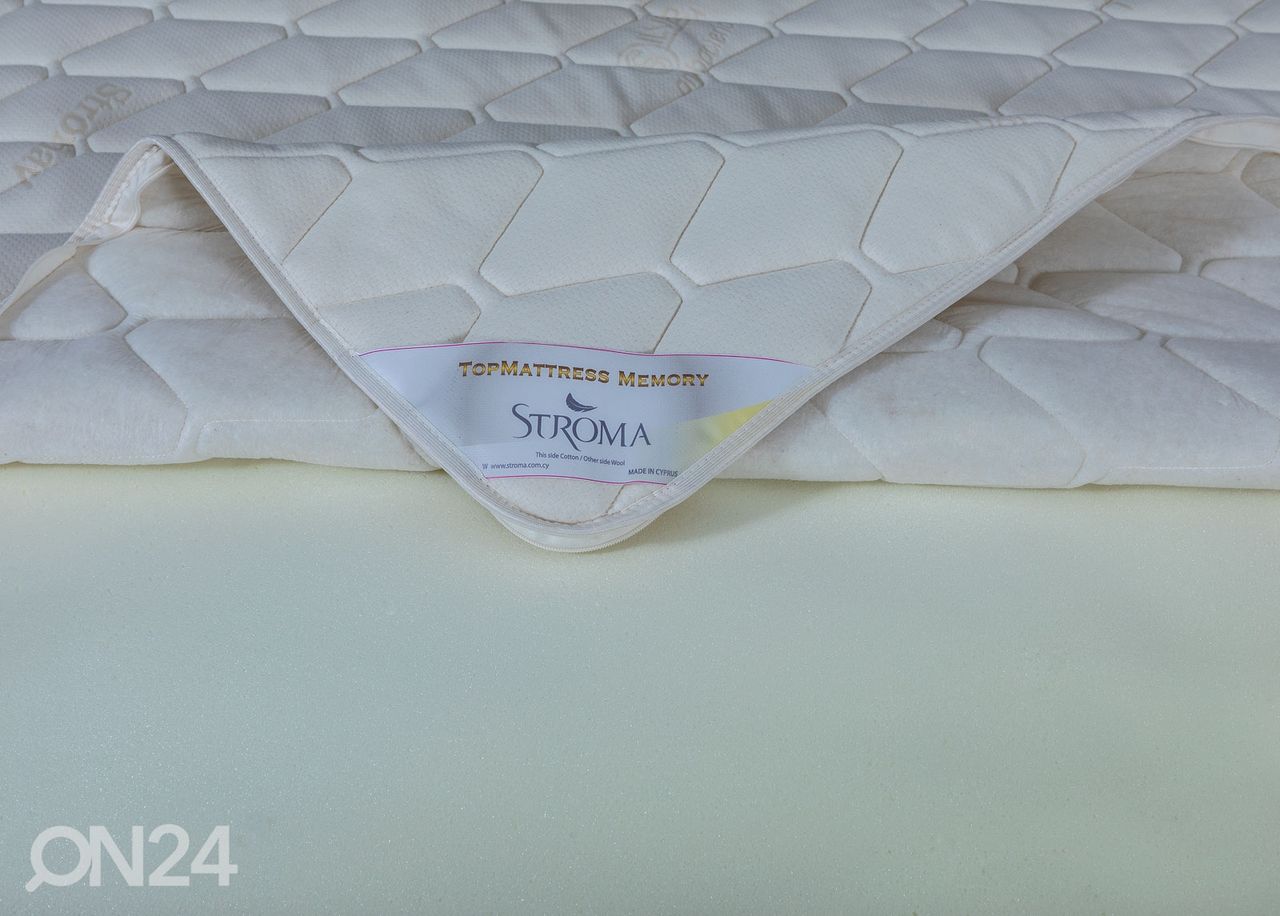 Stroma kattemadrats Top Memory 200x200x5 cm suurendatud