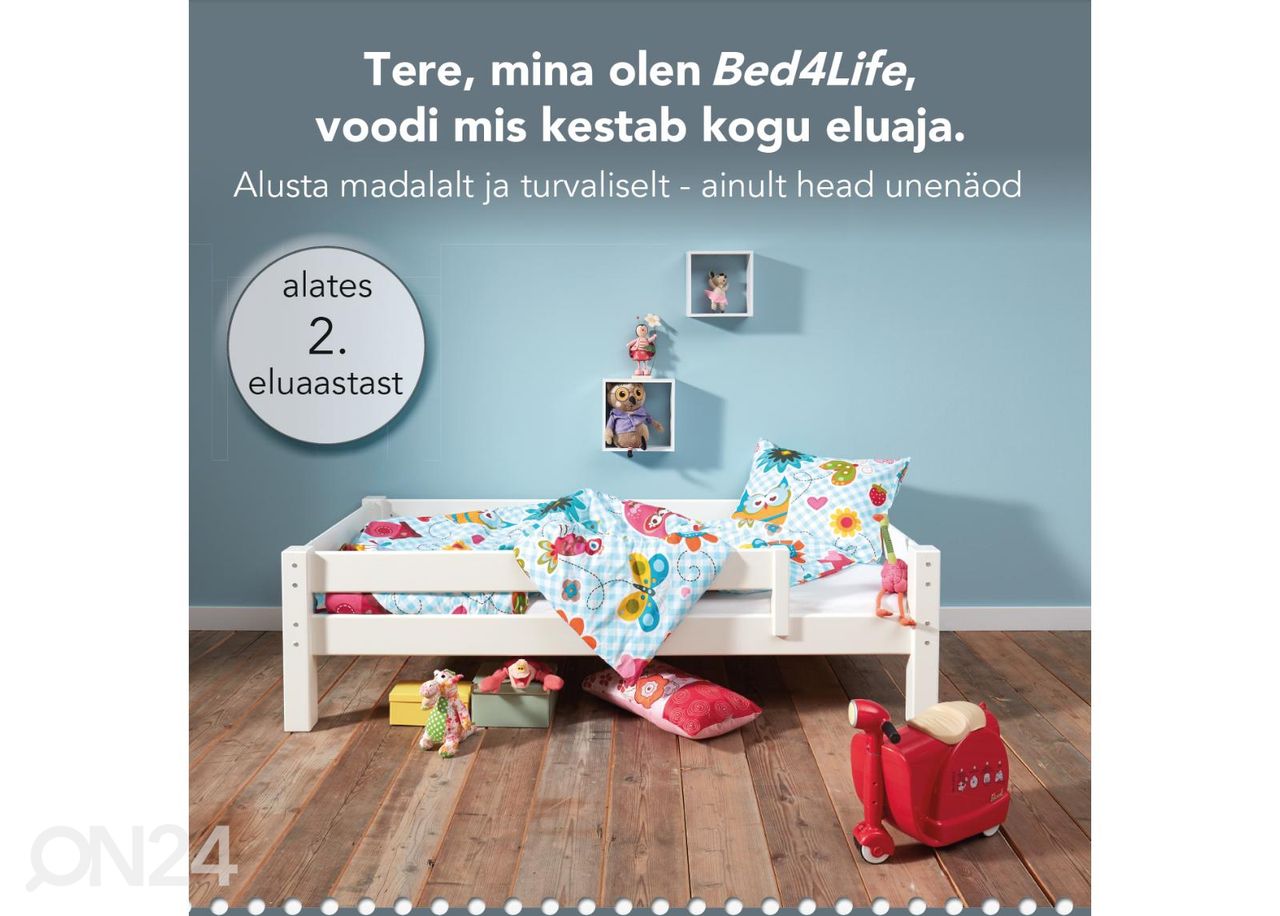 Suwem "BED for LIFE" narivoodi Lahe kaldredeliga 90x200 cm suurendatud