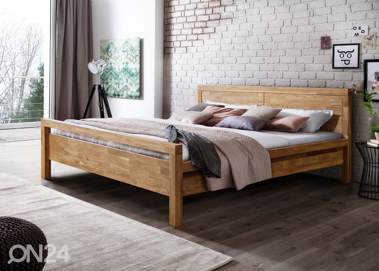 Tammepuidust voodi Next 160x200 cm suurendatud