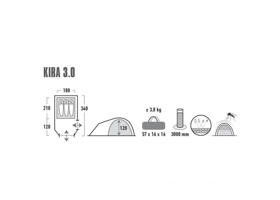 Telk High Peak Kira 3 suurendatud