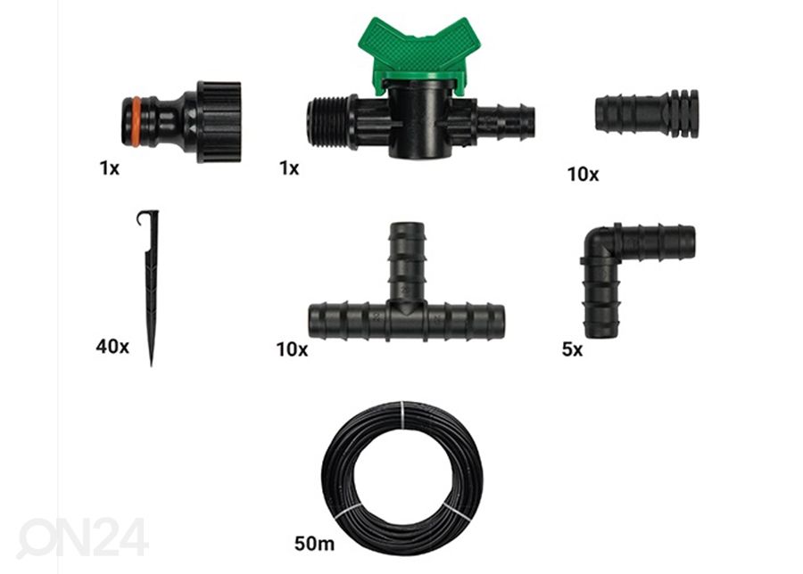 Tilkvooliku komplekt Bradas Water Drip suurendatud