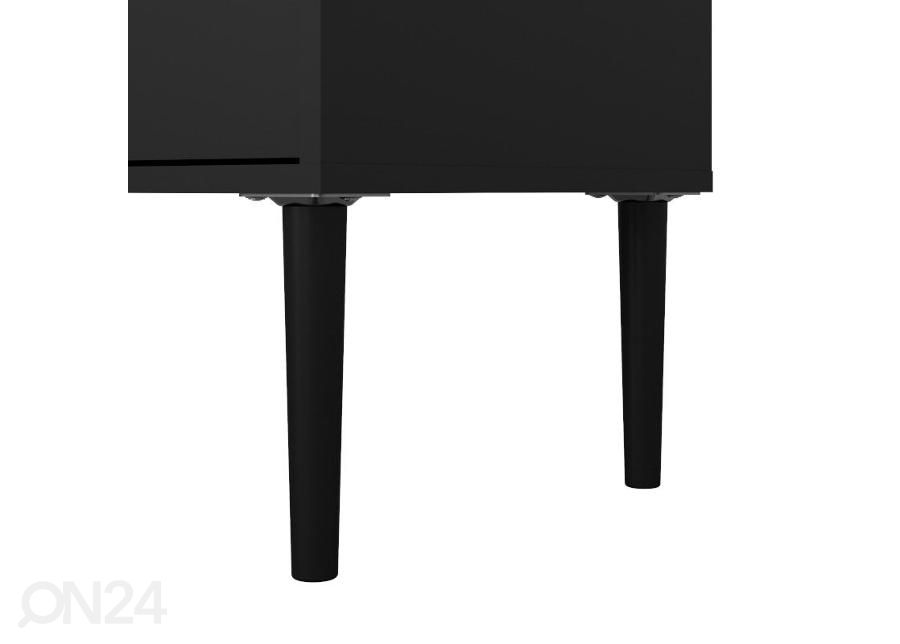 Tv-alus Media 177 cm, must suurendatud
