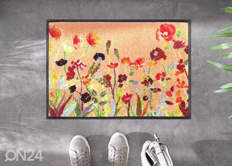 Uksematt Wildflowers 40x60 cm suurendatud