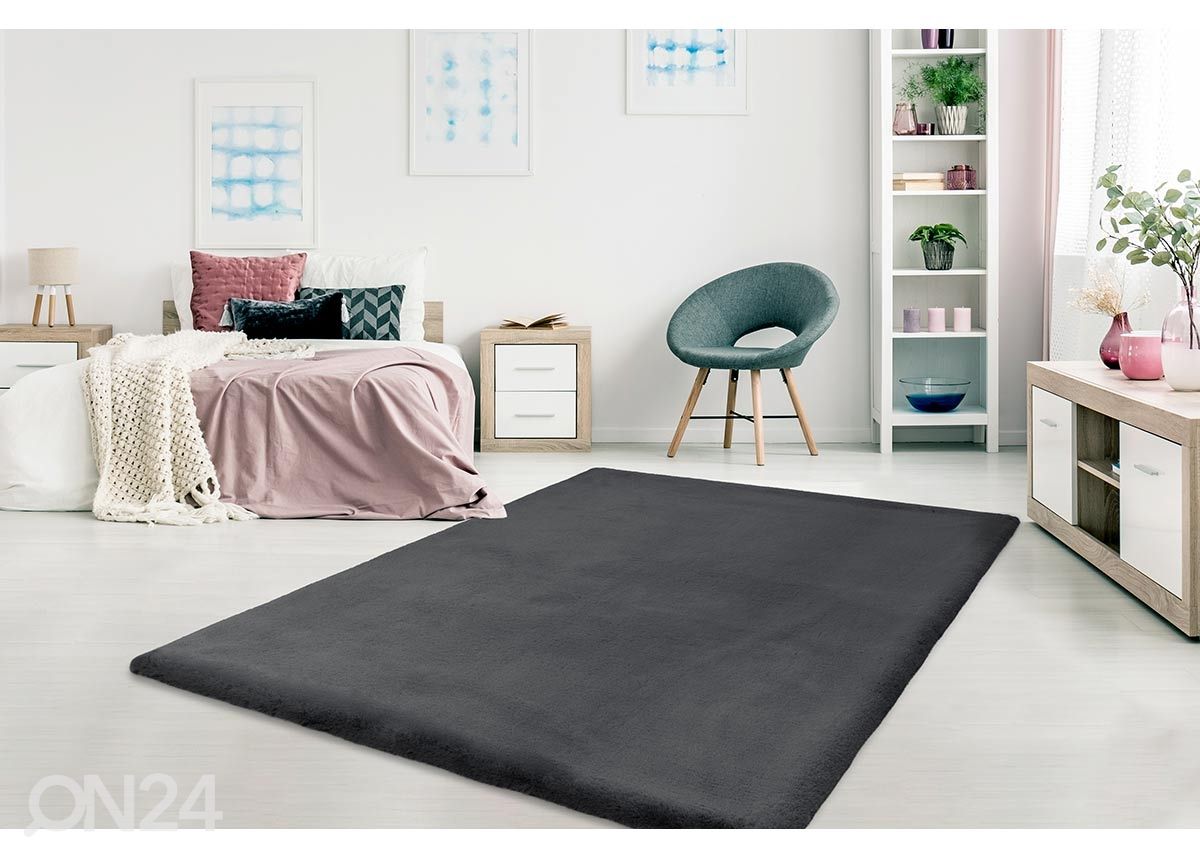 Vaip Heaven Graphite 120x170 cm suurendatud