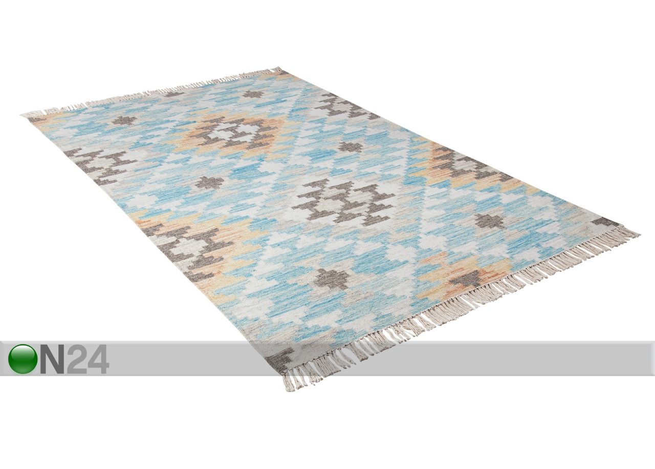 Vaip Vintage Check Kelim 65x135 cm suurendatud