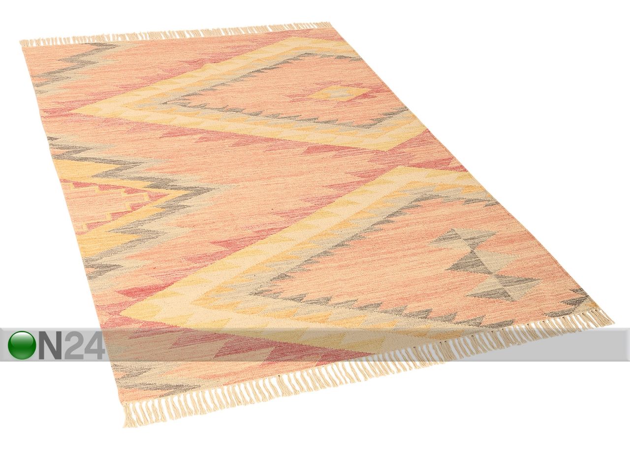 Vaip Vintage Zigzag Kelim 65x135cm suurendatud