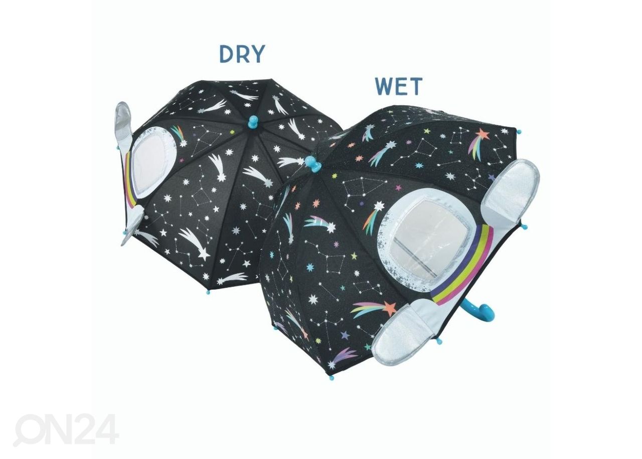 Värvimuutev 3D vihmavari Kosmos suurendatud