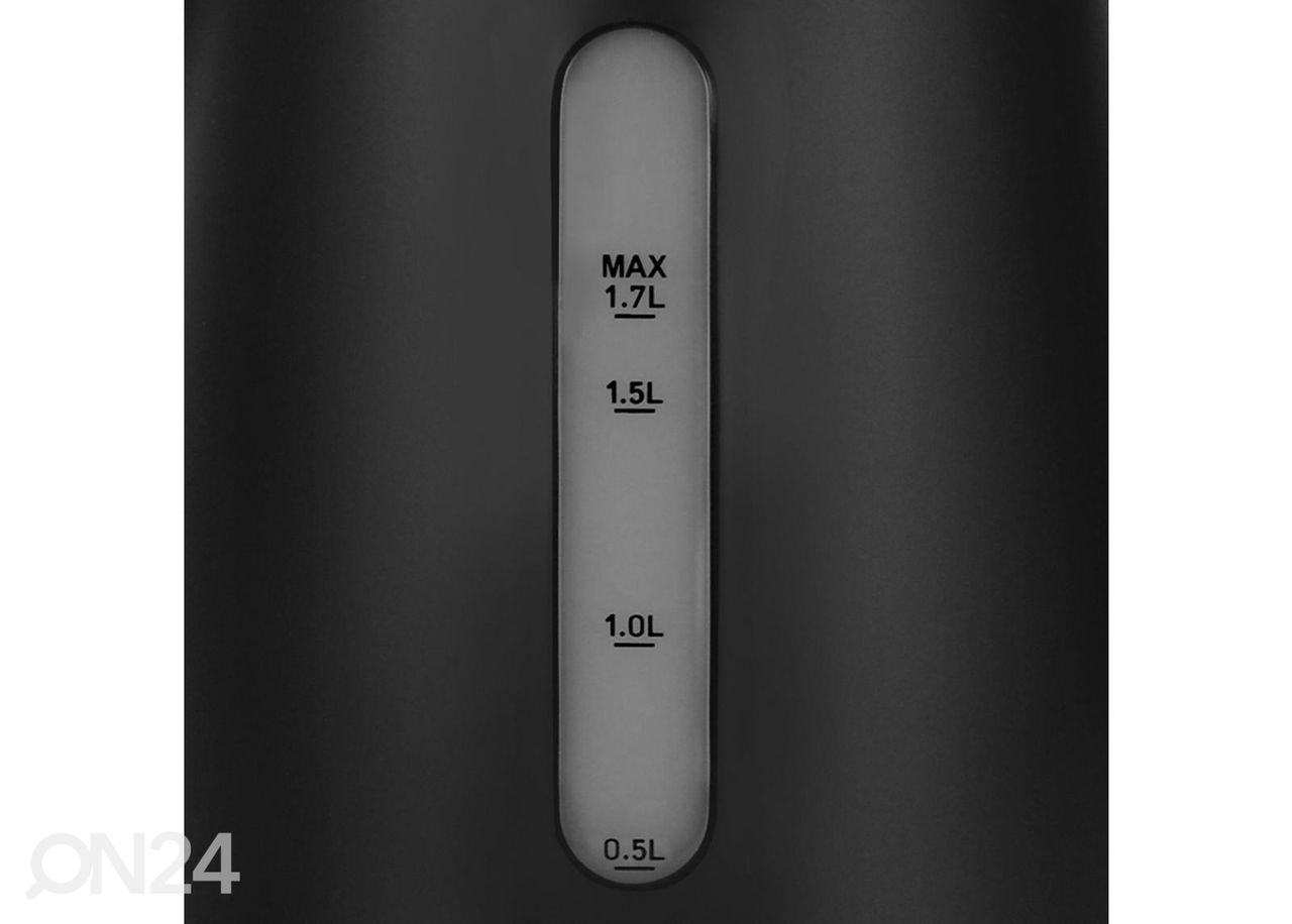 Veekeetja Brandt Classic, must 1,7 L suurendatud
