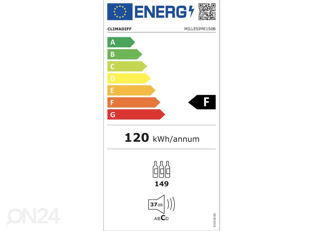 Veinikülmik Climadiff MILLESIME150 suurendatud